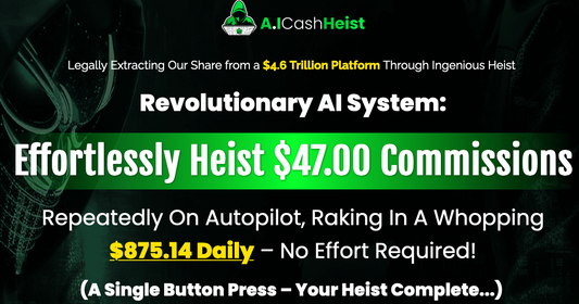 Ai Cash Heist OTO Honest Review⚠️ + Upsell OTOs 1, 2, and 3 Limited Discount + Instant Login